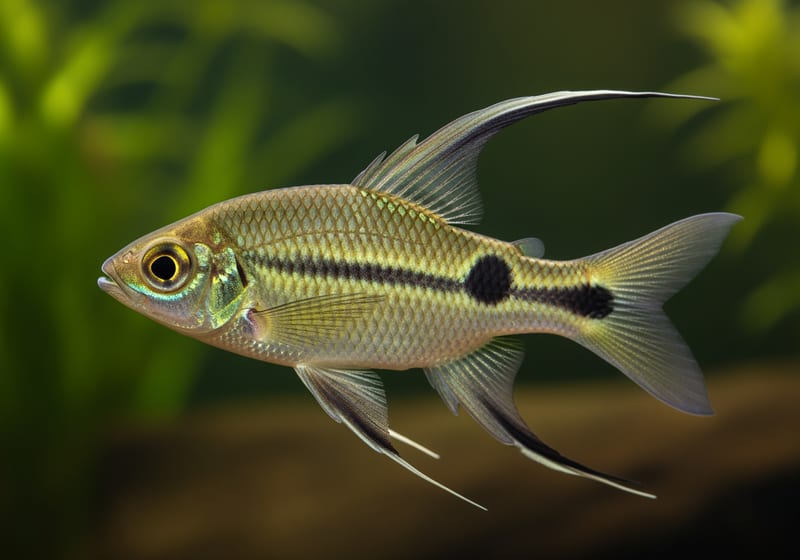 American Flagfish (Jordanella floridae) — female