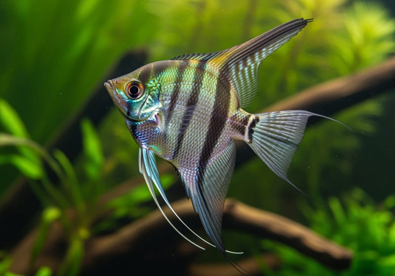 Angelfish (Pterophyllum scalare)