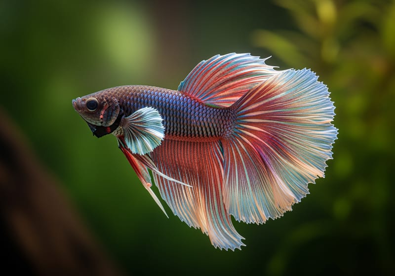 Betta (male) (Betta splendens) — male