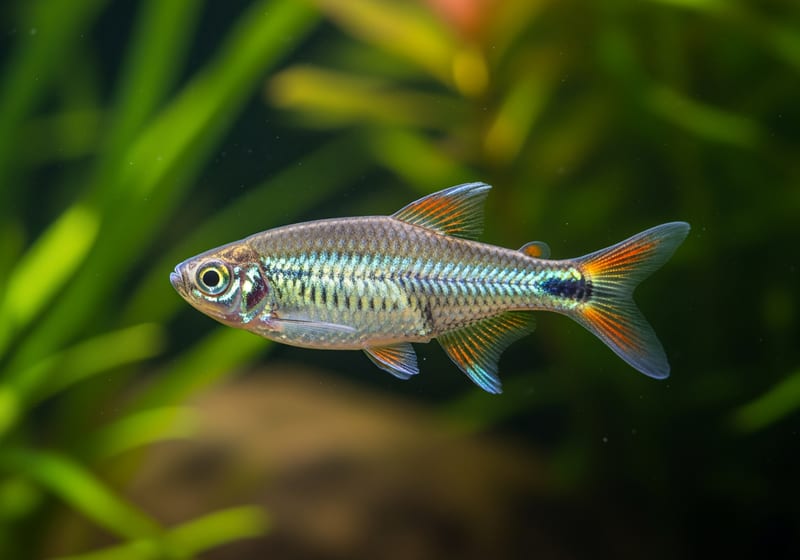 Celestial Pearl Danio (Danio margaritatus) — female