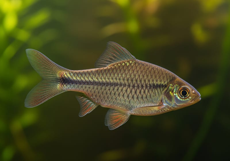 Cherry Barb (Puntius titteya) — female