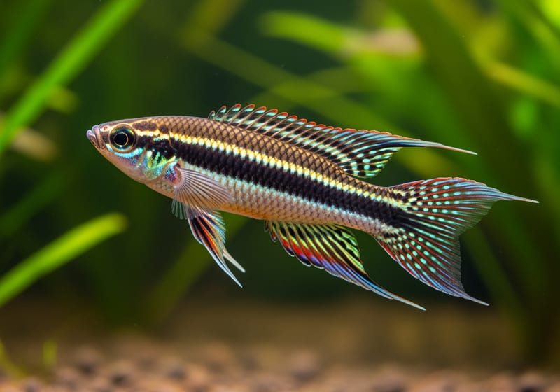 Clown Killifish (Epiplatys annulatus) — male