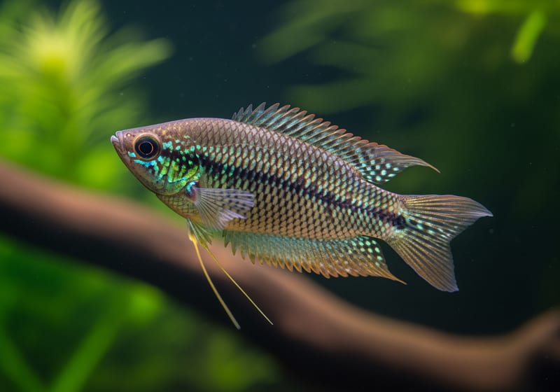 Dwarf Gourami (Trichogaster lalius) — female
