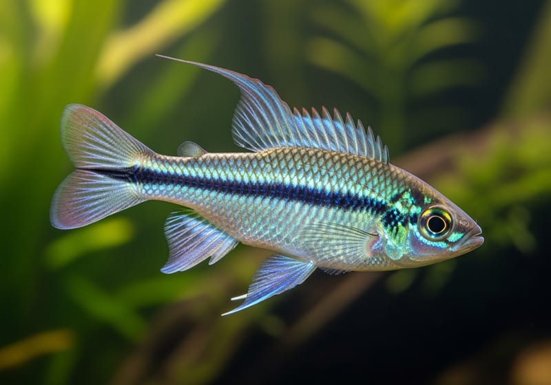 Forktail Blue-eye (Pseudomugil furcatus) — male