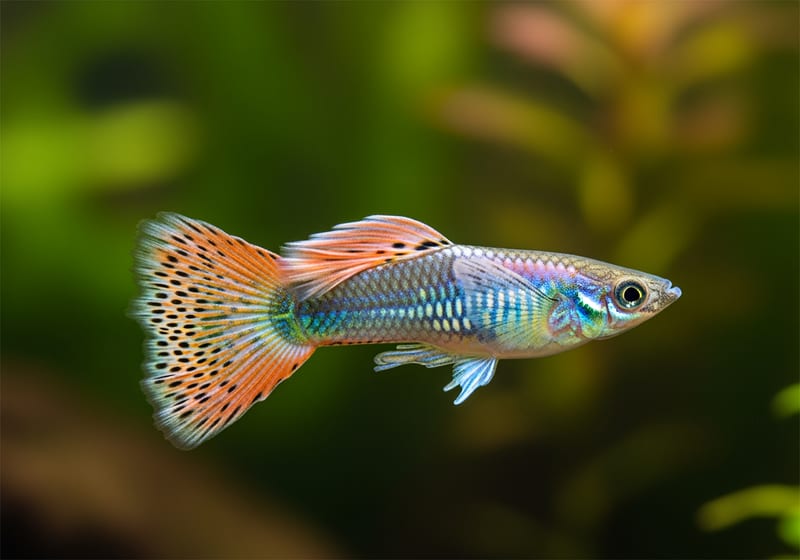 Guppy (Poecilia reticulata) — male