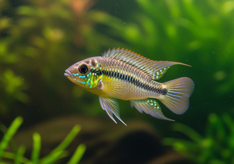 Hongsloi Cichlid (Apistogramma hongsloi) — female