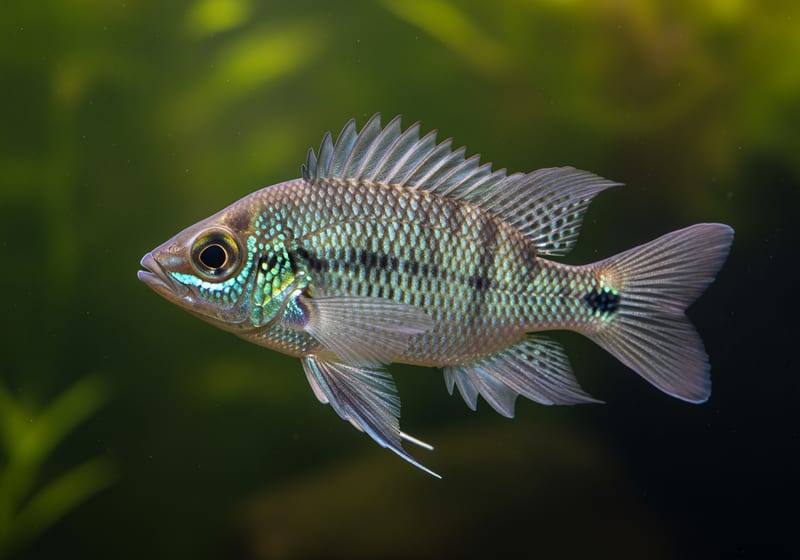 Jack Dempsey (Rocio octofasciata) — male