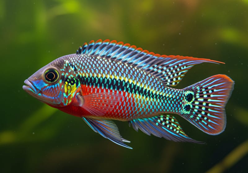 Kribensis (Pelvicachromis pulcher) — male