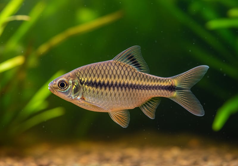 Melon Barb (Haludaria fasciata) — female