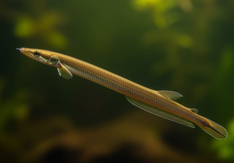 Ropefish (Erpetoichthys calabaricus)
