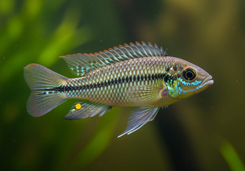 Salvini Cichlid (Trichromis salvini) — female