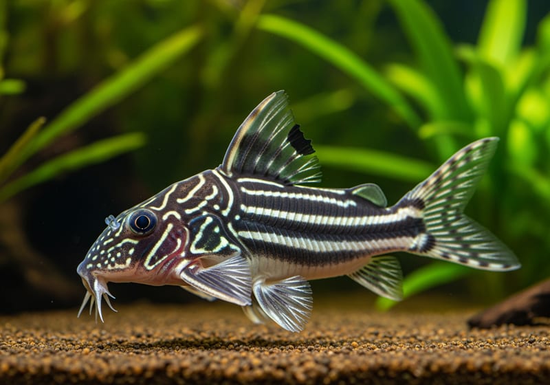 Striped Raphael Catfish (Platydoras armatulus)