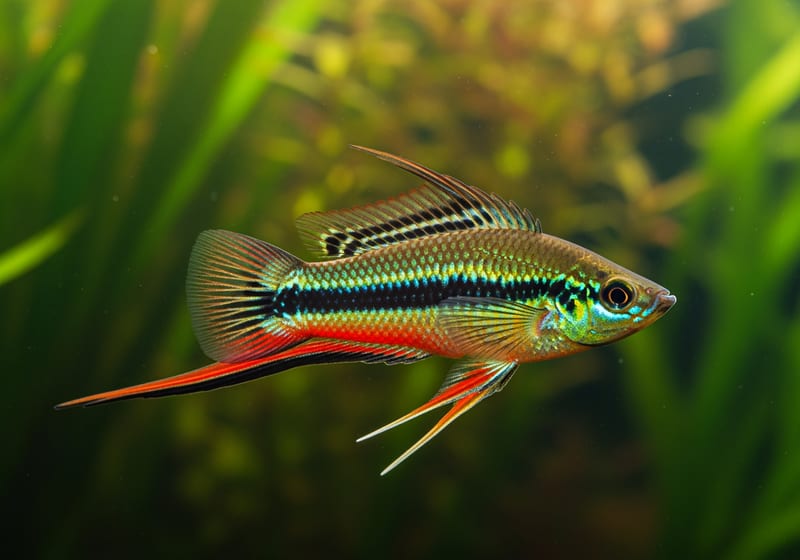 Swordtail (Xiphophorus hellerii) — male