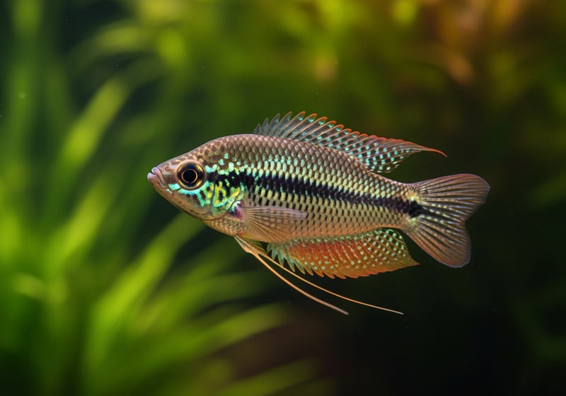 Thick-Lipped Gourami (Trichogaster labiosa) — female
