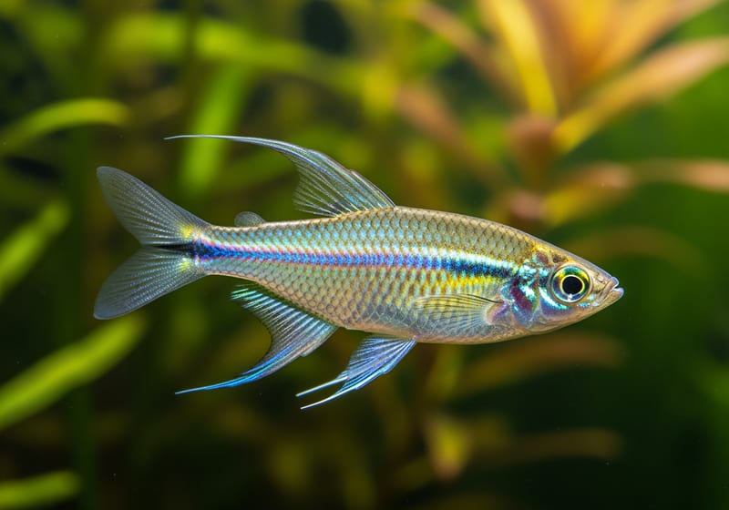 Threadfin Rainbowfish (Iriatherina werneri) — female