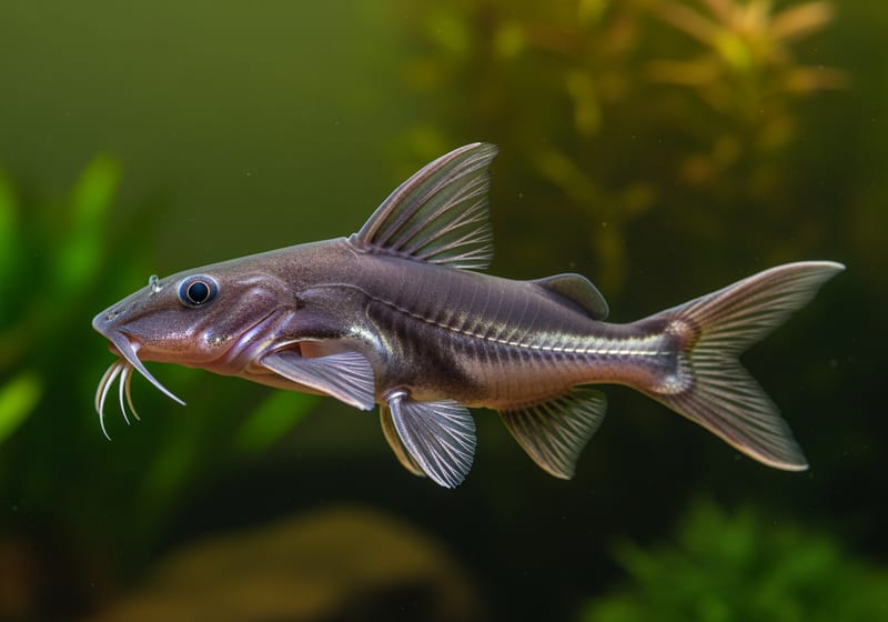 Upside-Down Catfish (Synodontis nigriventris)