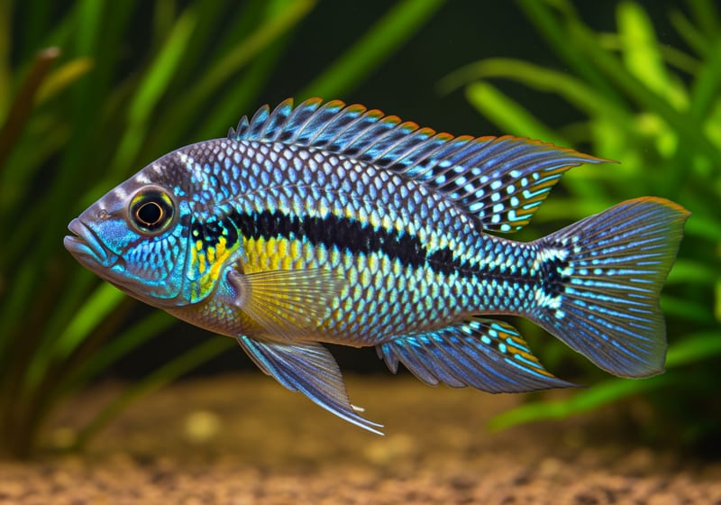 Venustus Cichlid (Nimbochromis venustus) — female